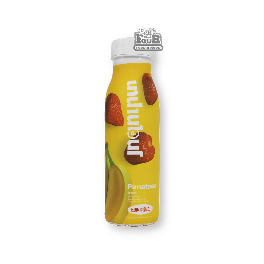 Drinking yogurt "Panatsea" with strawberry-banana 300g